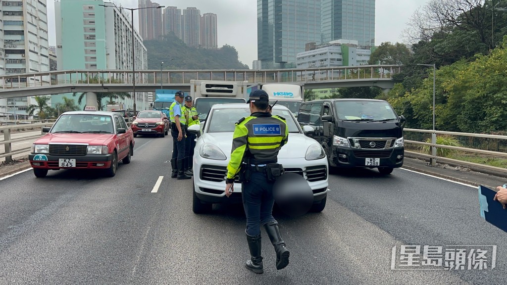 警員到場調查。林思明攝