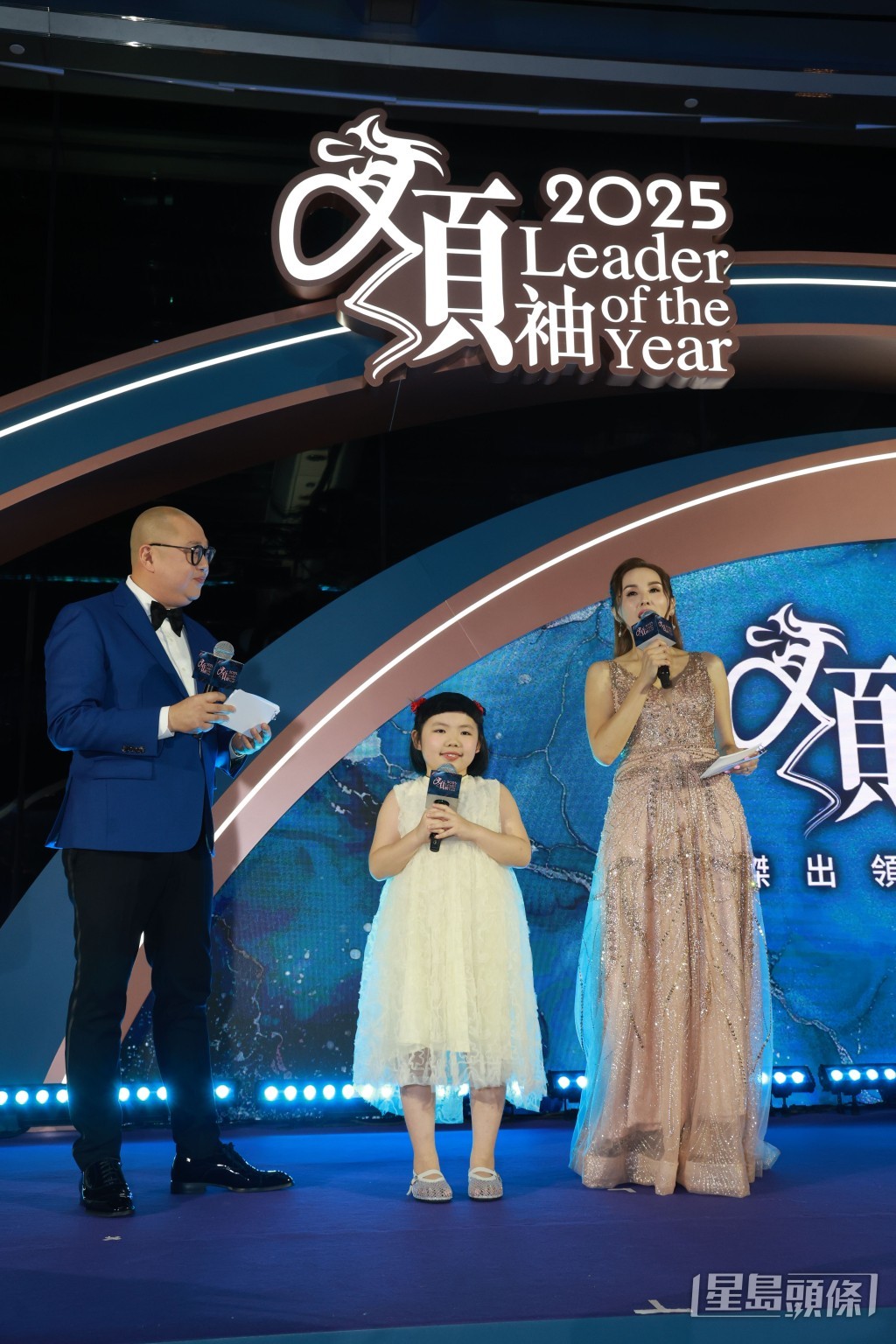 Lucy接受司儀訪問時坦言心情緊張。