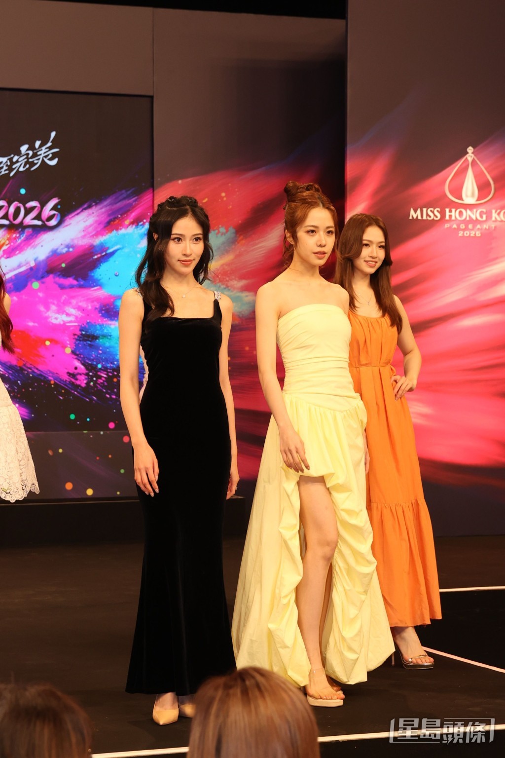 莊子璇、倪樂琳、李尹嫣各有美態。