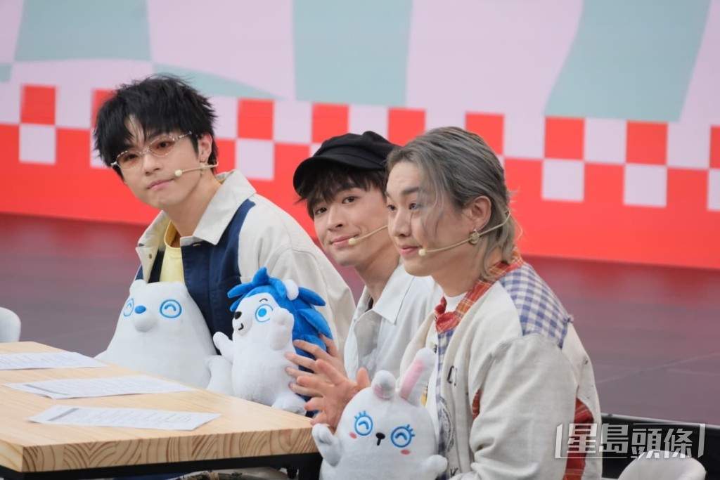 三子更即場體驗實踐為公司吉祥物生啤、生氣及生菜配音。