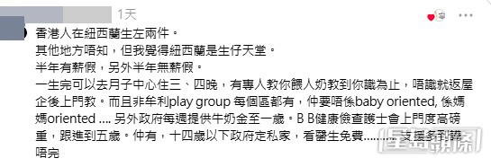 大批新手父母與網民留言，力陣本港育兒配套有不少可改善之處，政府與社會必須正視真正痛點，才可扭轉出生率下跌的趨勢。(帖文留言截圖)
