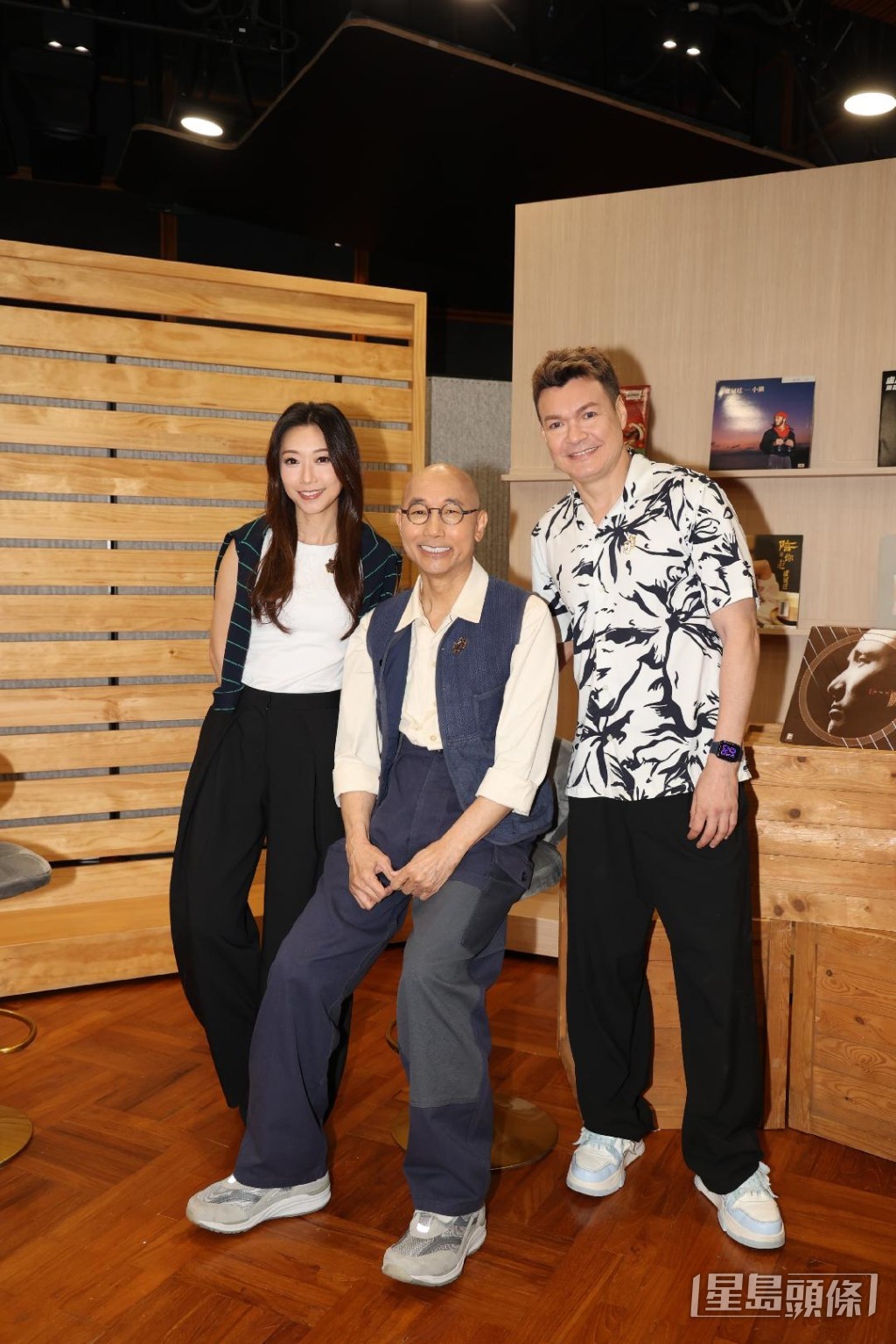 盧冠廷和DJ李志剛和崔潔彤。