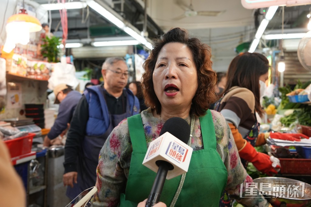 菜檔檔主湯太。吳艷玲攝 菜檔檔主湯太。吳艷玲攝