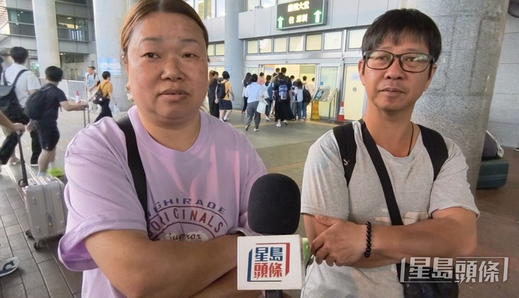 彭太認為今日人流較以往周末「多人少少」。