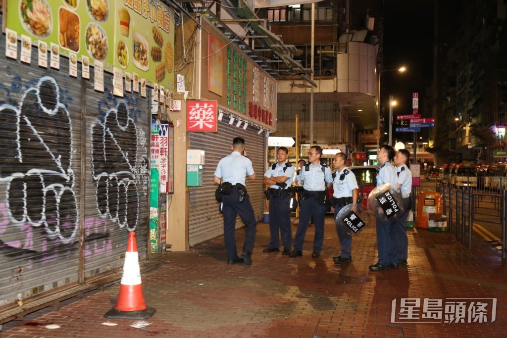 案發地點為旺角建興大廈。黎志偉攝