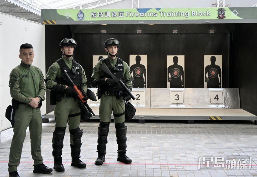 入境事務學院戰術訓練場地。蘇正謙攝