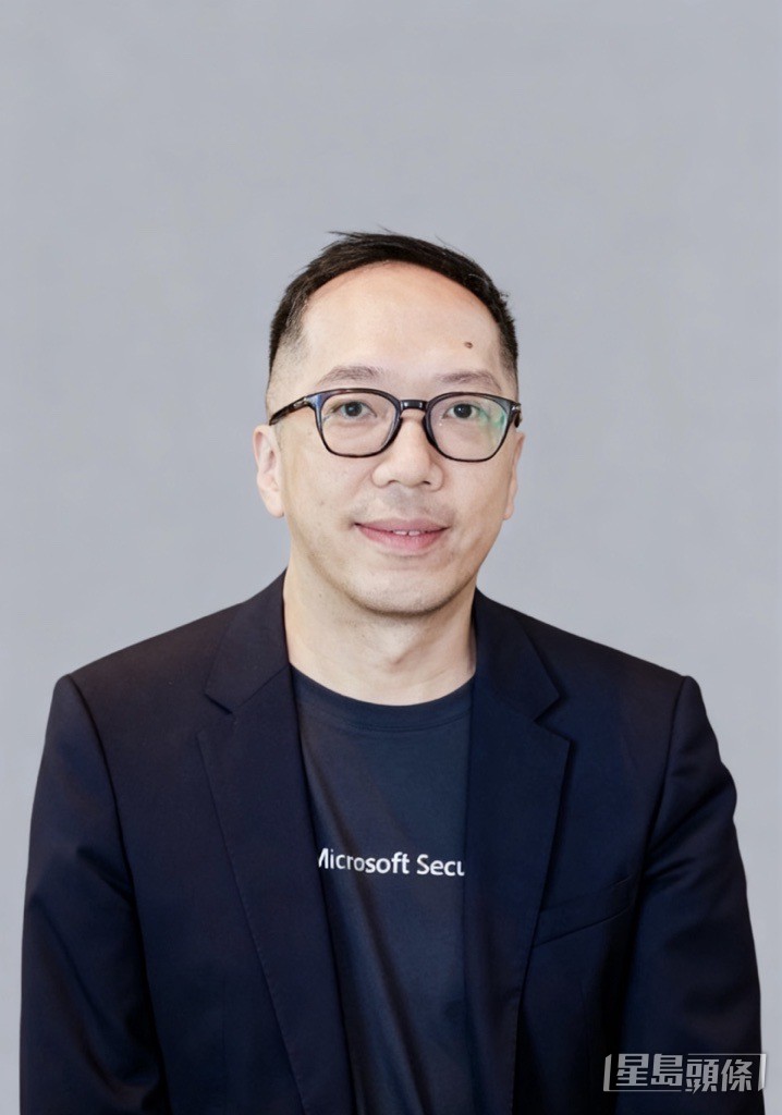 微軟大中華區安全業務市場推廣總監潘漢昇指，企業有需要提高員工的警覺性。 微軟提供