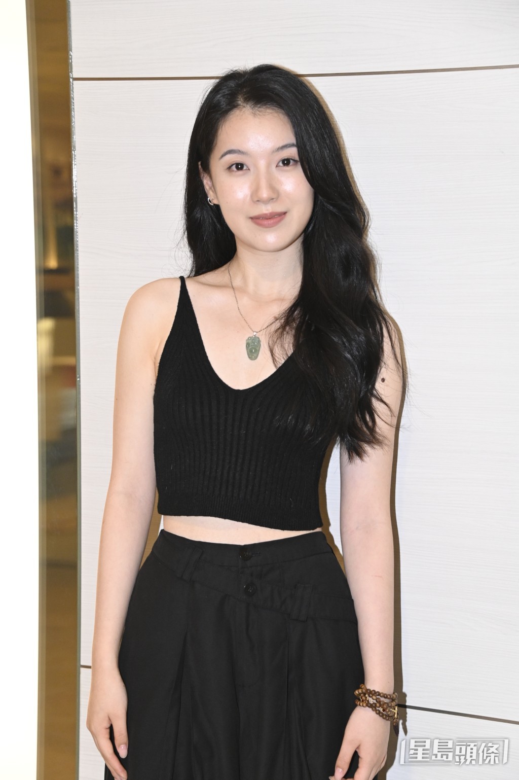吳芷靖變髮後顯得容光煥發。  ​