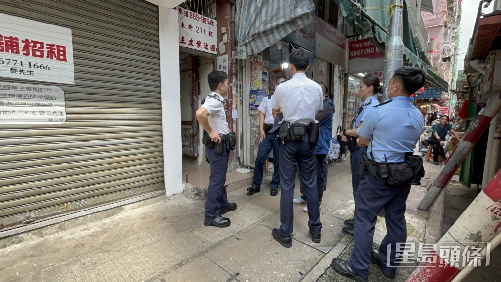 警員到場調查。