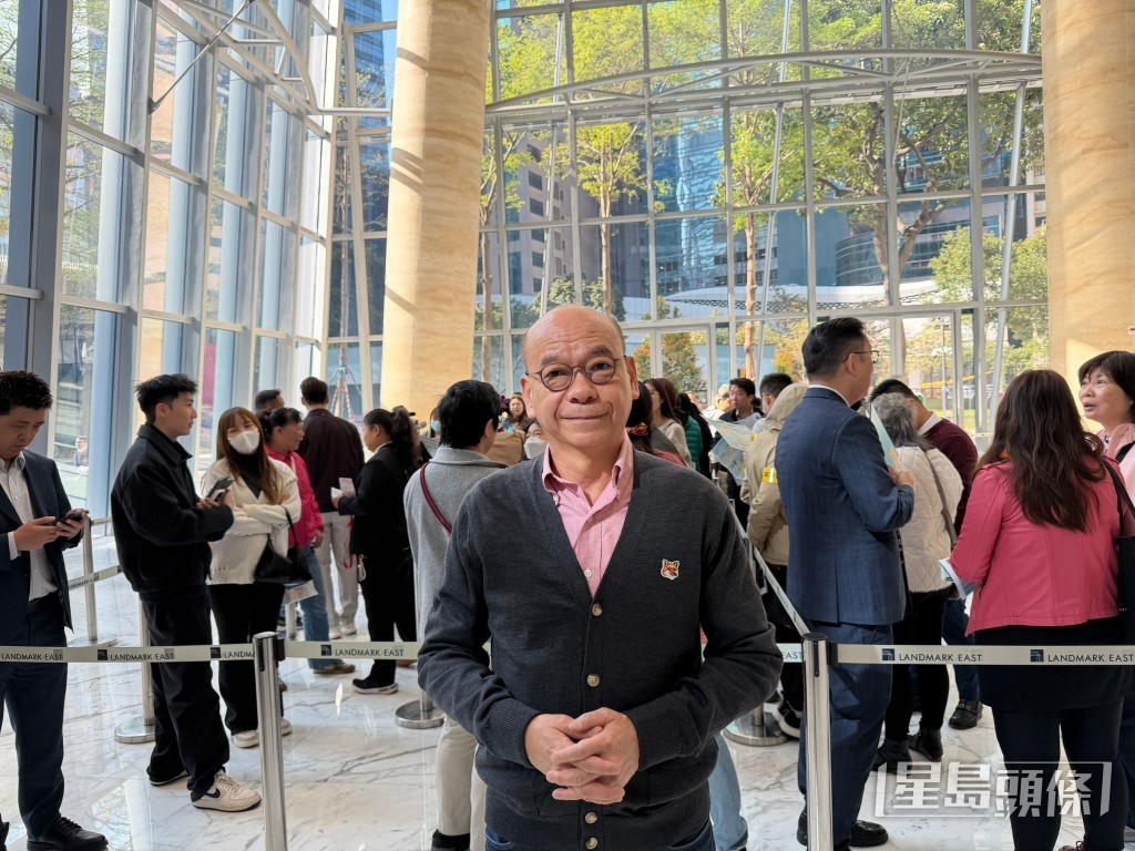 陳永傑表示，該行出席客戶當中，以本地區內用家為主，達約7成，看好北都前景，當中不乏上車客及租轉買客，另外投資客達約3成。