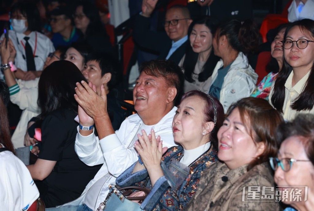 陳百祥到場支持好兄弟。 陳百祥到場支持好兄弟。