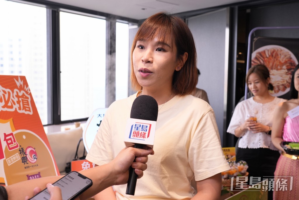 食品商「大埔振興」代表劉小姐表示，期望生意額能錄得兩成增長。