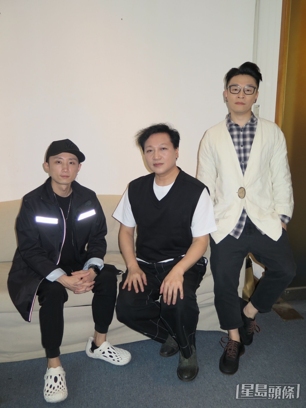 訪問當天Tommy Chan有工作，只得（左起）波子、藝深和阿冠現身。