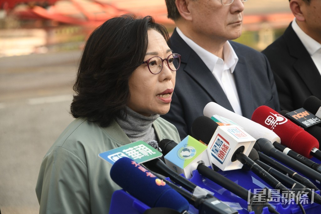 民政及青年事務局局長麥美娟。蘇正謙攝 民政及青年事務局局長麥美娟。蘇正謙攝