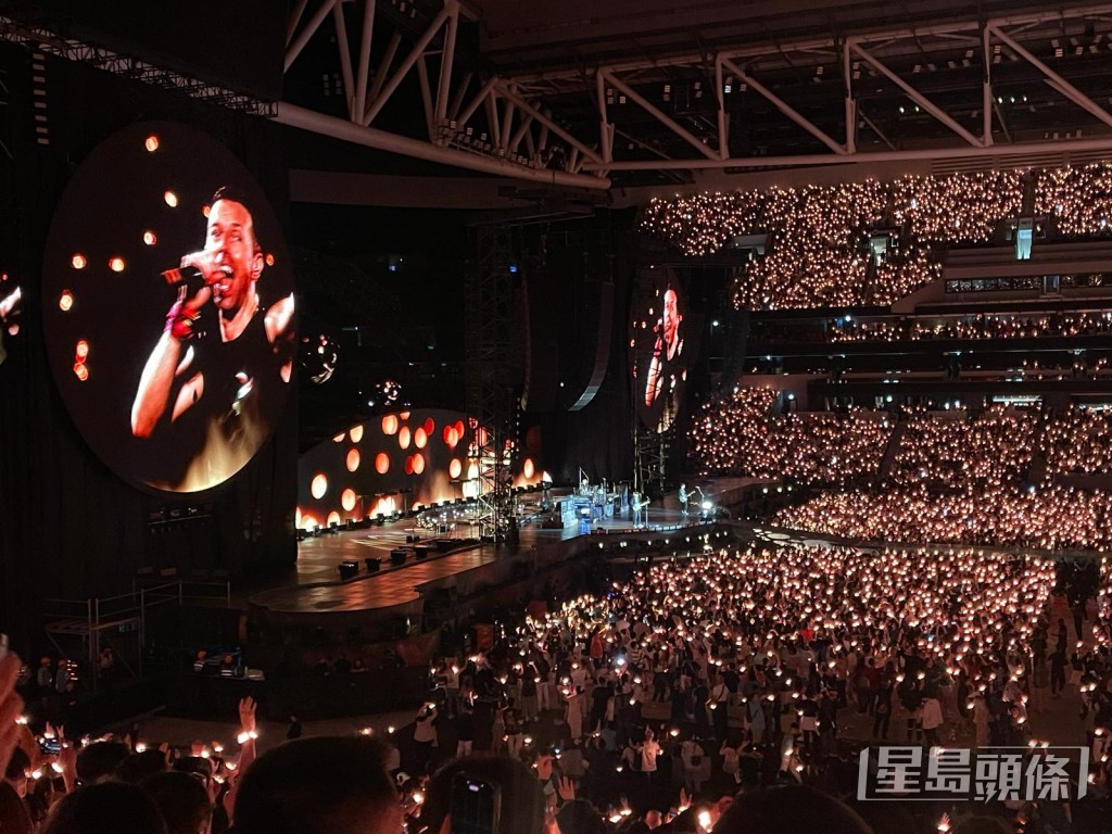英國樂隊Coldplay演唱會最後一場。