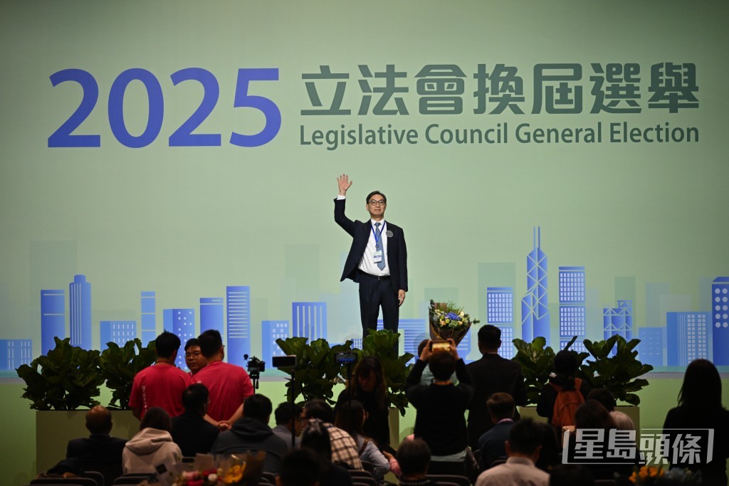 地產及建造界當選人黃浩明。 地產及建造界當選人黃浩明。