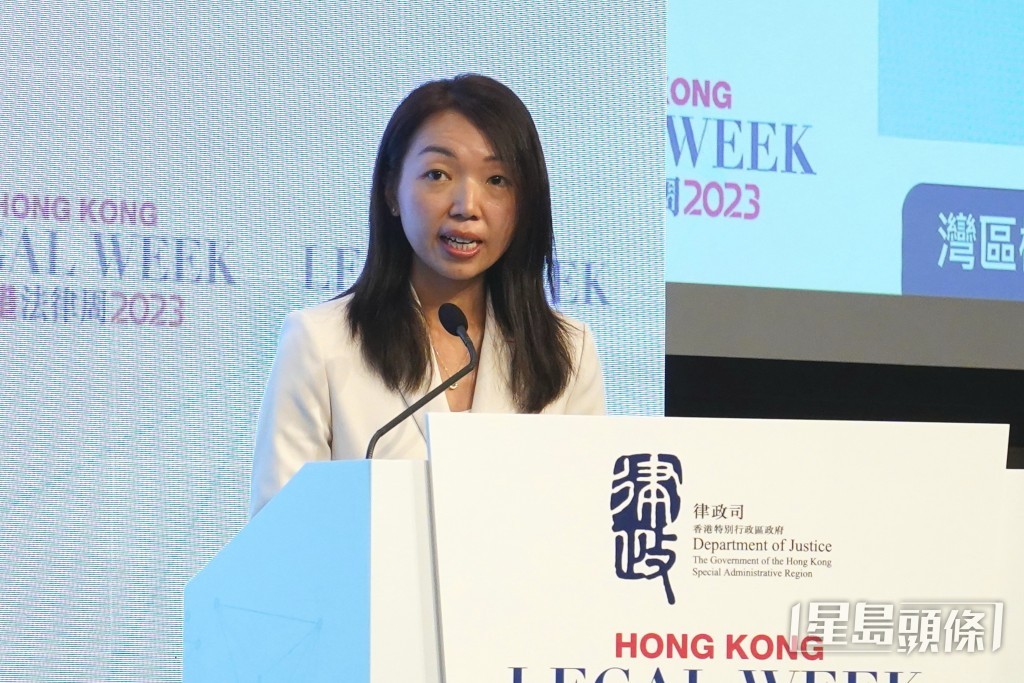 梁颖姸表示大湾区“一国、两制、三法域”，在国际上并无先例可循。叶伟豪摄