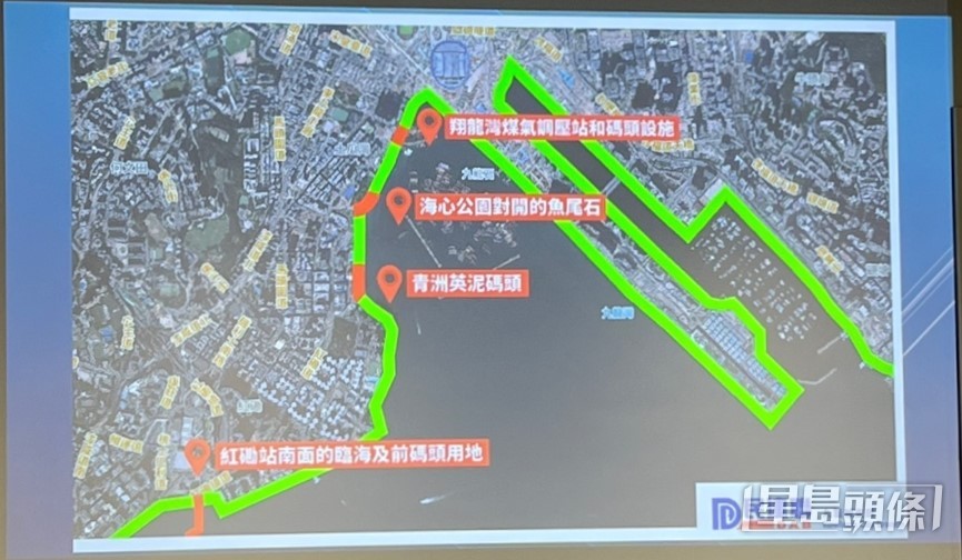 民建議建議最終目標是貫通黃埔、土瓜灣、啟德的海濱長廊,與尖沙咀海濱長廊和觀塘海濱長廊連成一線。楊婉婷攝 民建議建議最終目標是貫通黃埔、土瓜灣、啟德的海濱長廊,與尖沙咀海濱長廊和觀塘海濱長廊連成一線。楊婉婷攝