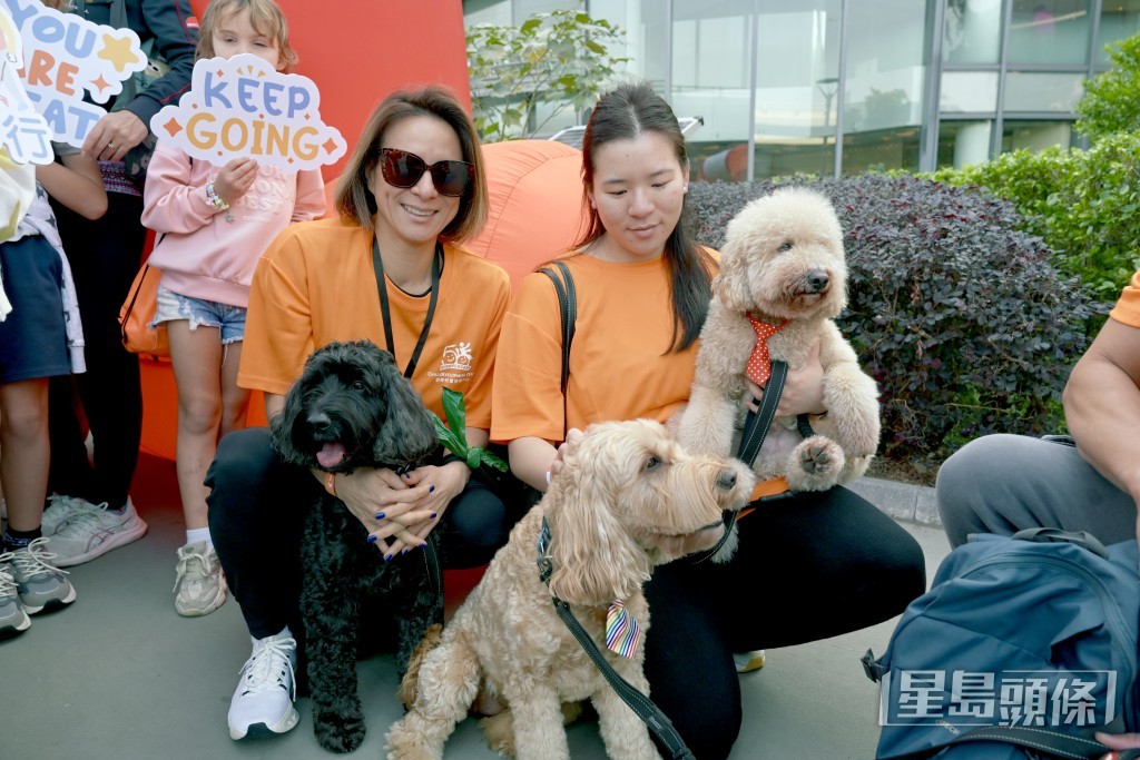 有狗主帶同寵物參加，冀為慈善出一分力。