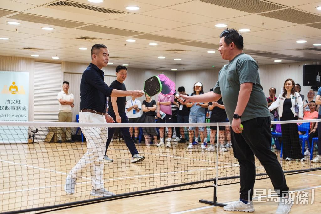民政事務總署開放轄下社區中心，供市民租用打匹克球。 網上圖片