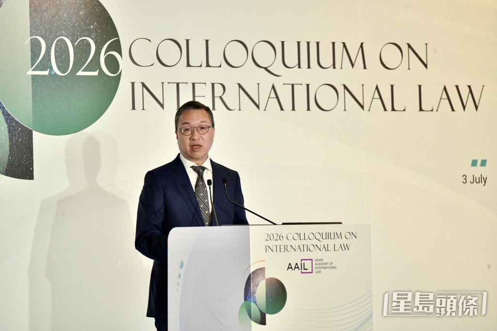 律政司司長林定國。 律政司司長林定國。