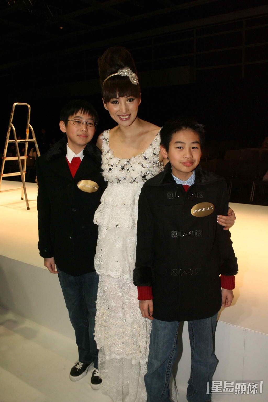 羅霖早年多度帶兩子Nathan、Jordon出席活動。