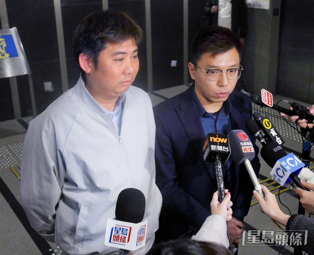 經民聯大埔區議員羅曉楓（右）。何健勇攝