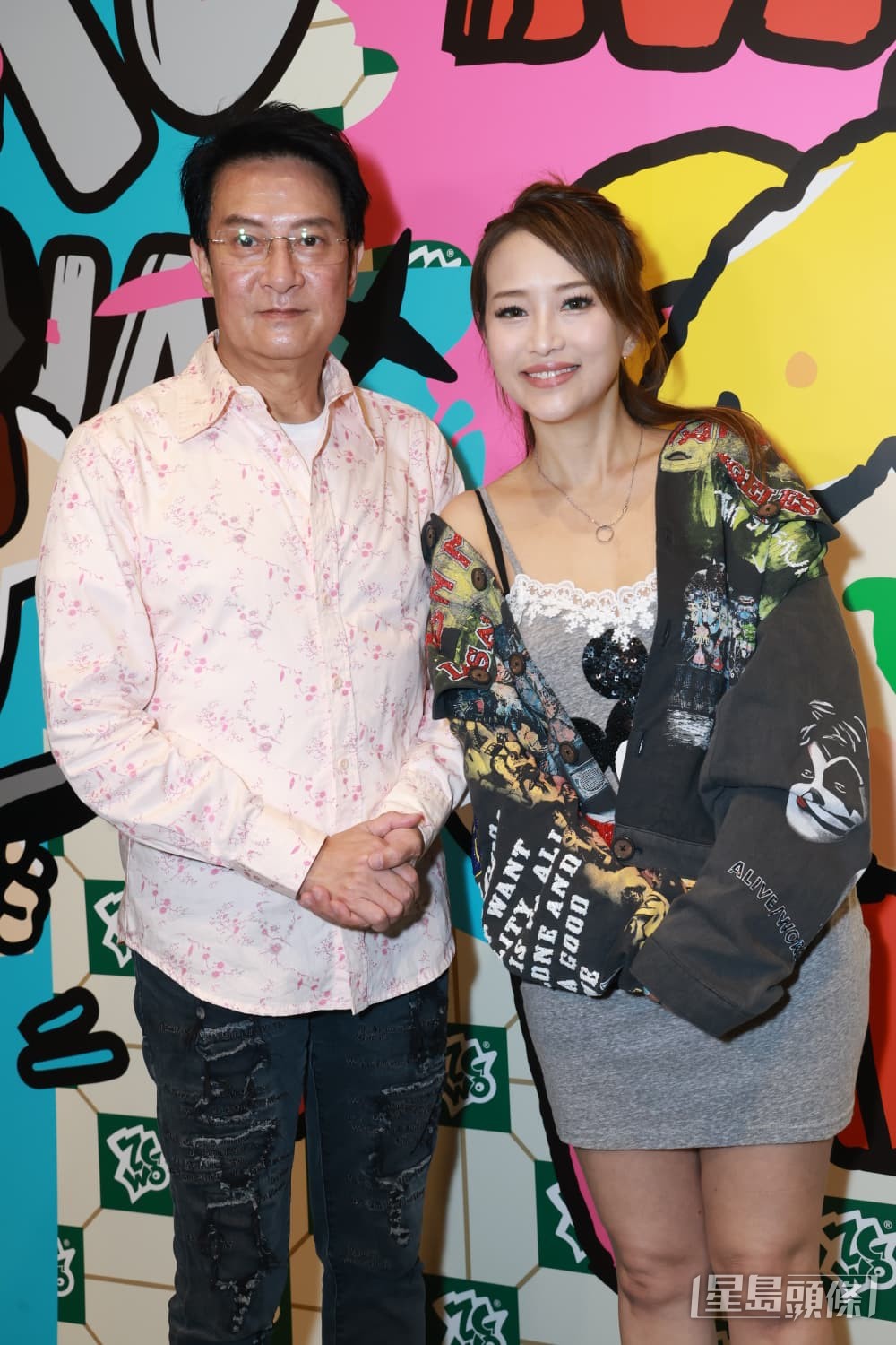 林雅詩、劉錫明在活動中聚頭。