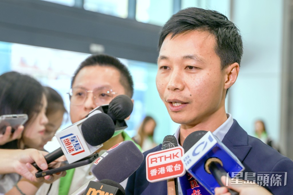 勞聯立法會議員林振昇。何家豪攝 勞聯立法會議員林振昇。何家豪攝