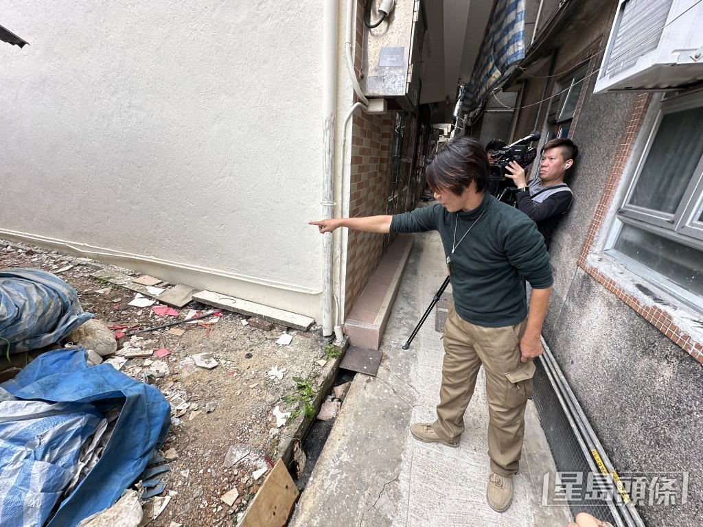 當日發現死者伏屍的空地位置。梁國峰攝 當日發現死者伏屍的空地位置。梁國峰攝