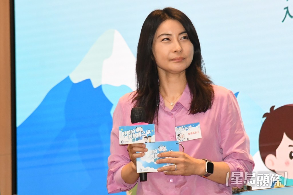 國家跳水奧運金牌得主郭晶晶出席活動。何健勇攝 國家跳水奧運金牌得主郭晶晶出席活動。何健勇攝