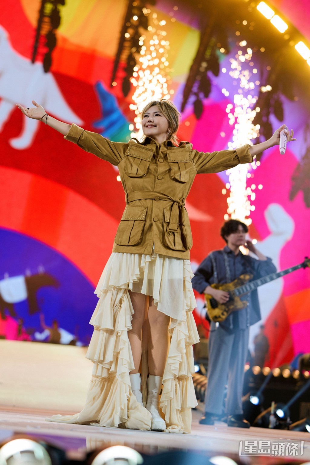 燕姿連續兩場都親切地以粵語向滿場歌迷打招呼。