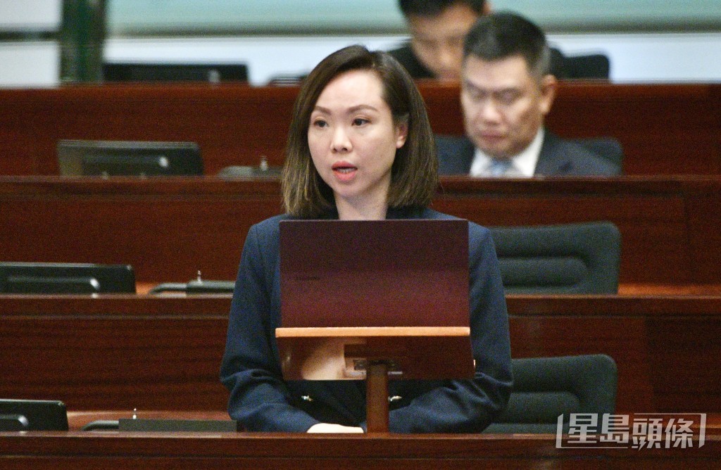 新民黨立法會議員陳家珮。 新民黨立法會議員陳家珮。