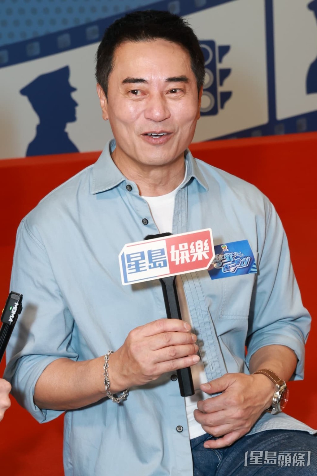 歐瑞偉「唔覺」滕麗名跟林淑敏不和。 歐瑞偉「唔覺」滕麗名跟林淑敏不和。