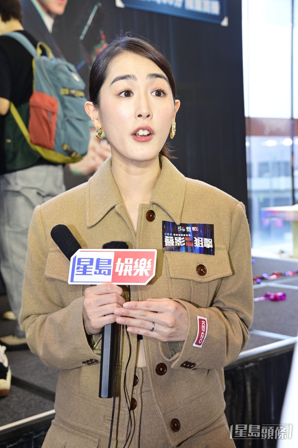 蔡穎恩談到好友林皓霆突然離世，表示心情正在平伏中。