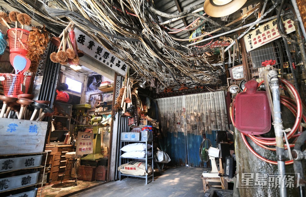 展覽呈現80年代城寨的獨特風貌。陳浩元攝 展覽呈現80年代城寨的獨特風貌。陳浩元攝