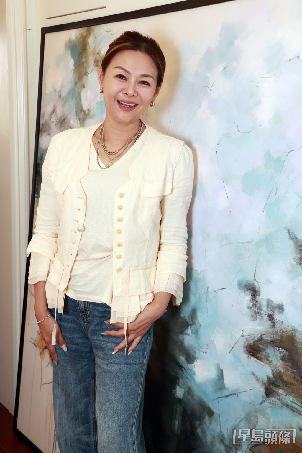 姚正菁被標籤「郭富城初戀女友」。 姚正菁被標籤「郭富城初戀女友」。