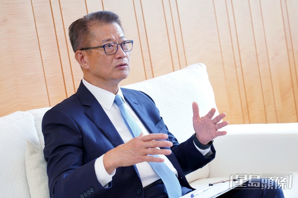 財政司司長陳茂波。 財政司司長陳茂波。