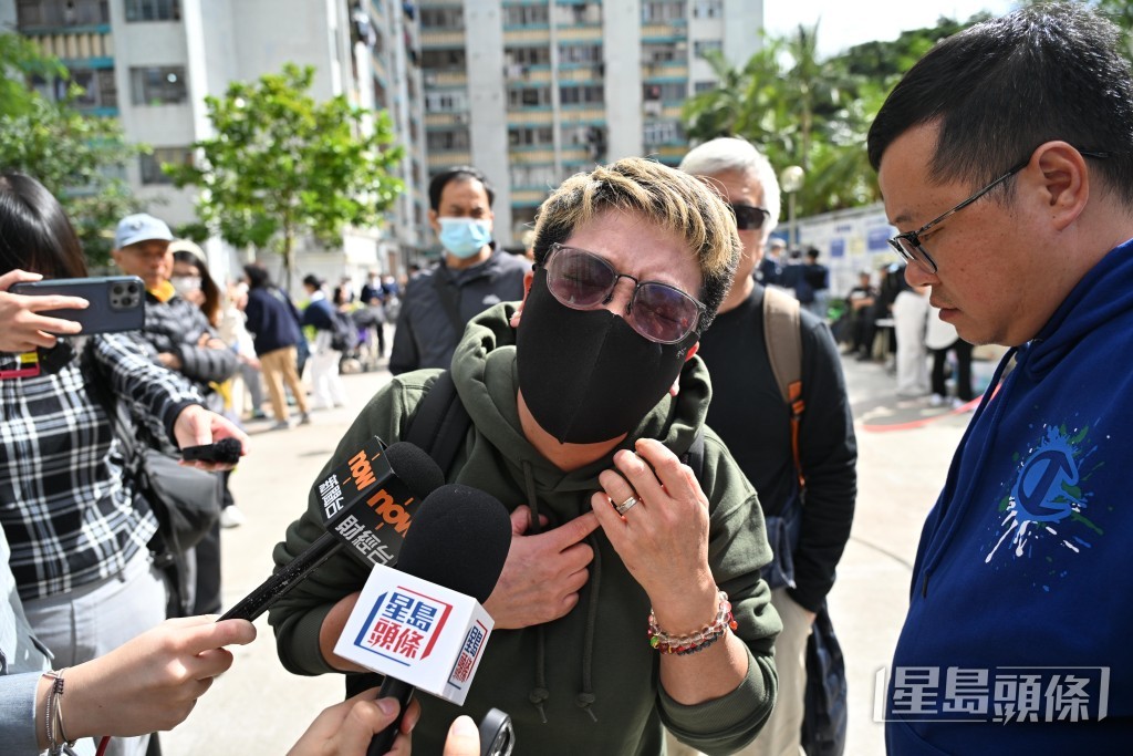 留守第三天的薛女士。 留守第三天的薛女士。