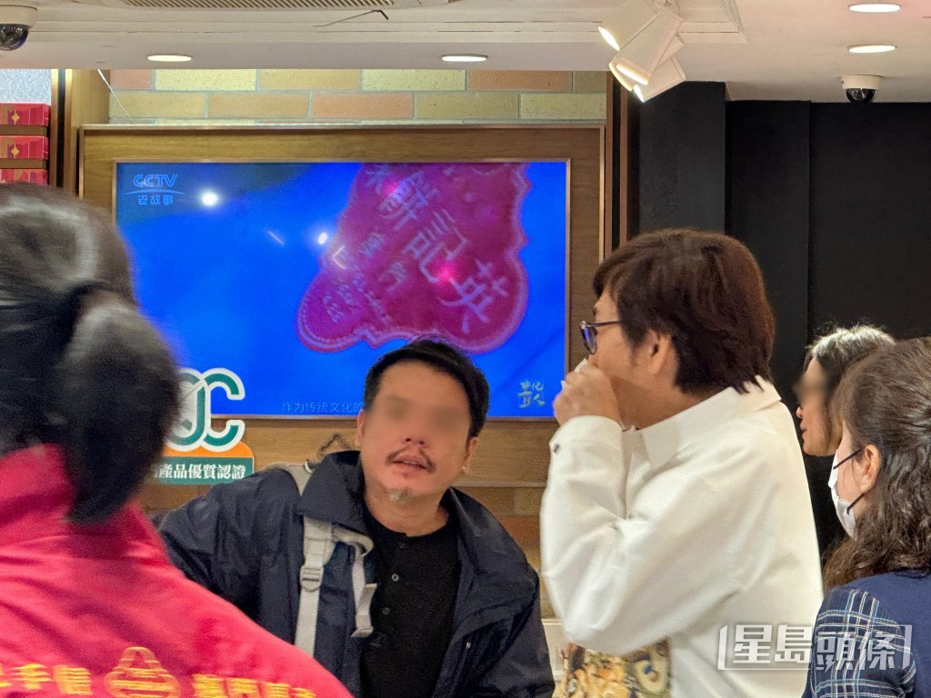 彭健新現身澳門被網民捕獲。(讀者提供圖片) 彭健新現身澳門被網民捕獲。(讀者提供圖片)