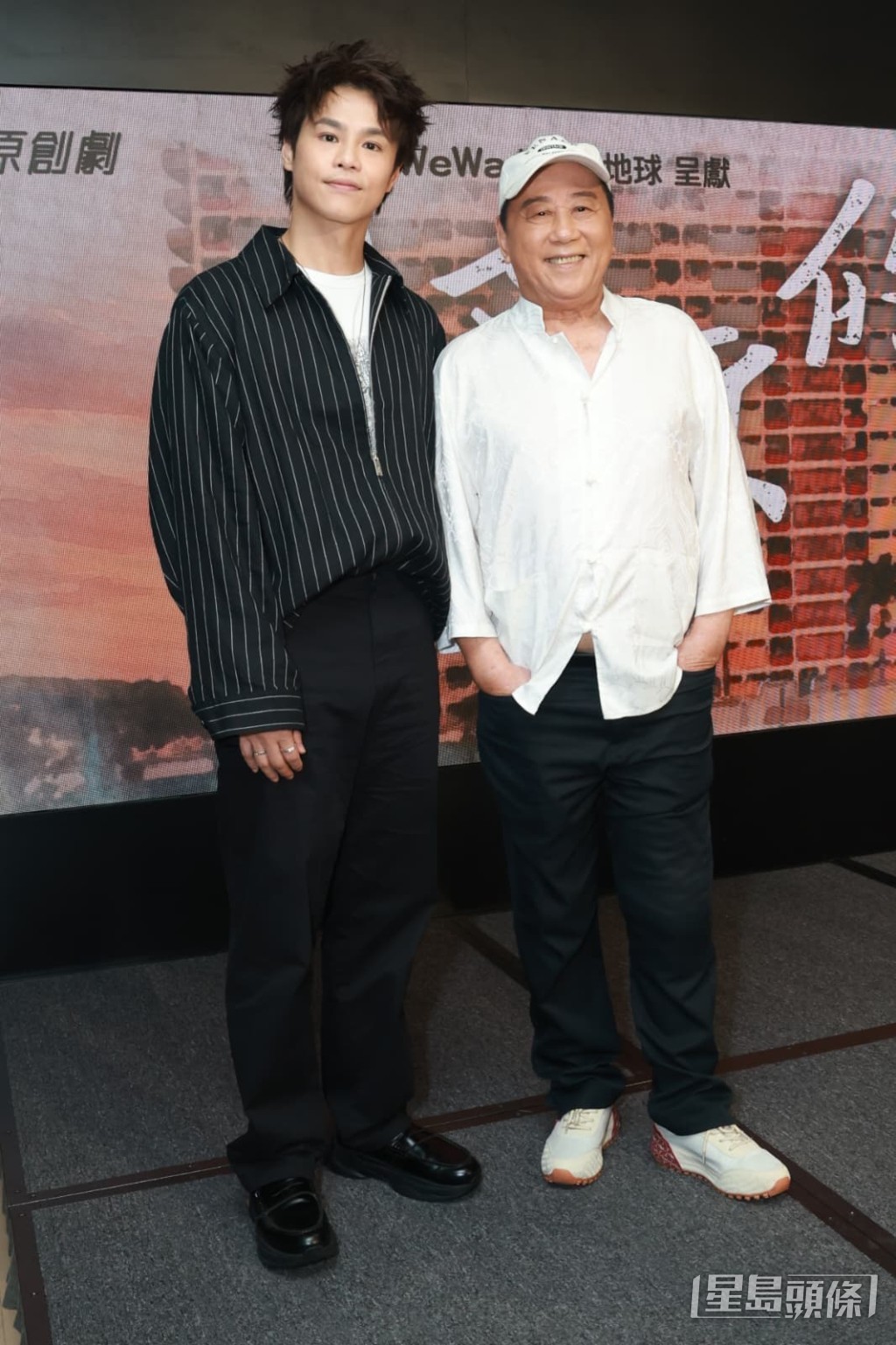 黃奕晨當爸爸是前輩「夏先生」。 黃奕晨當爸爸是前輩「夏先生」。