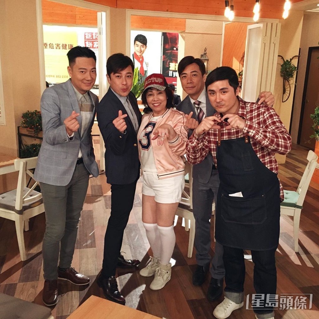 崔錦棠與《愛.回家》眾演員關係好。 崔錦棠與《愛.回家》眾演員關係好。