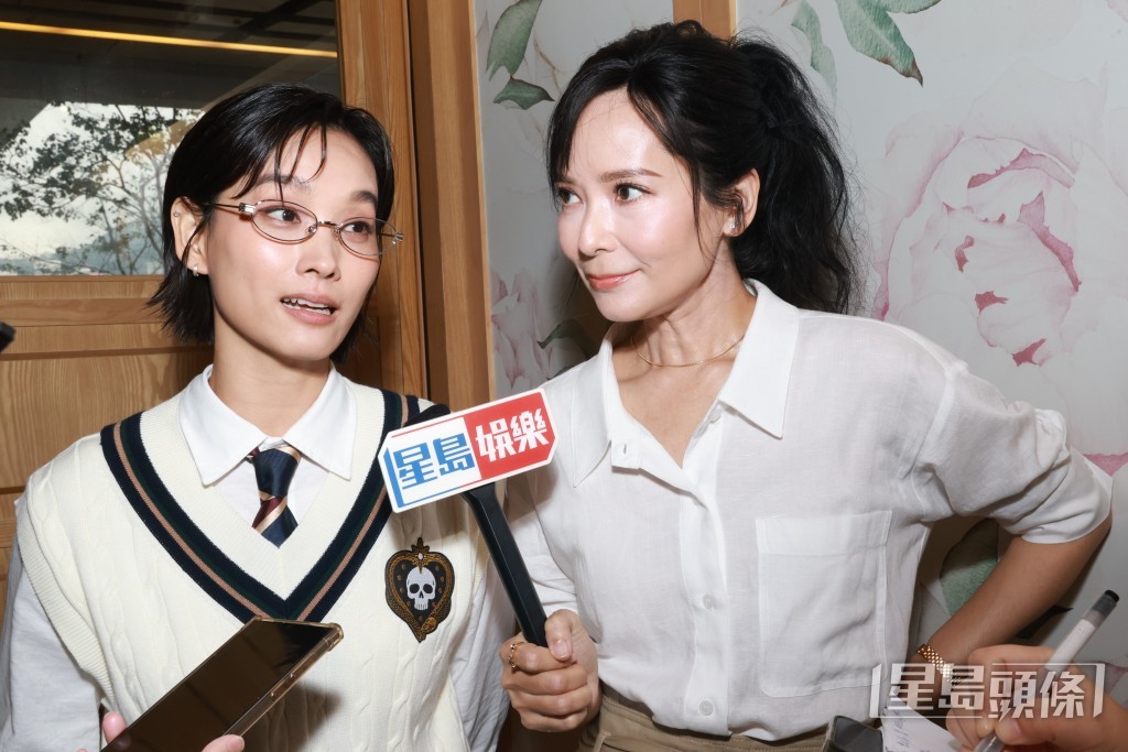 郭羡妮及談善言合作愉快。