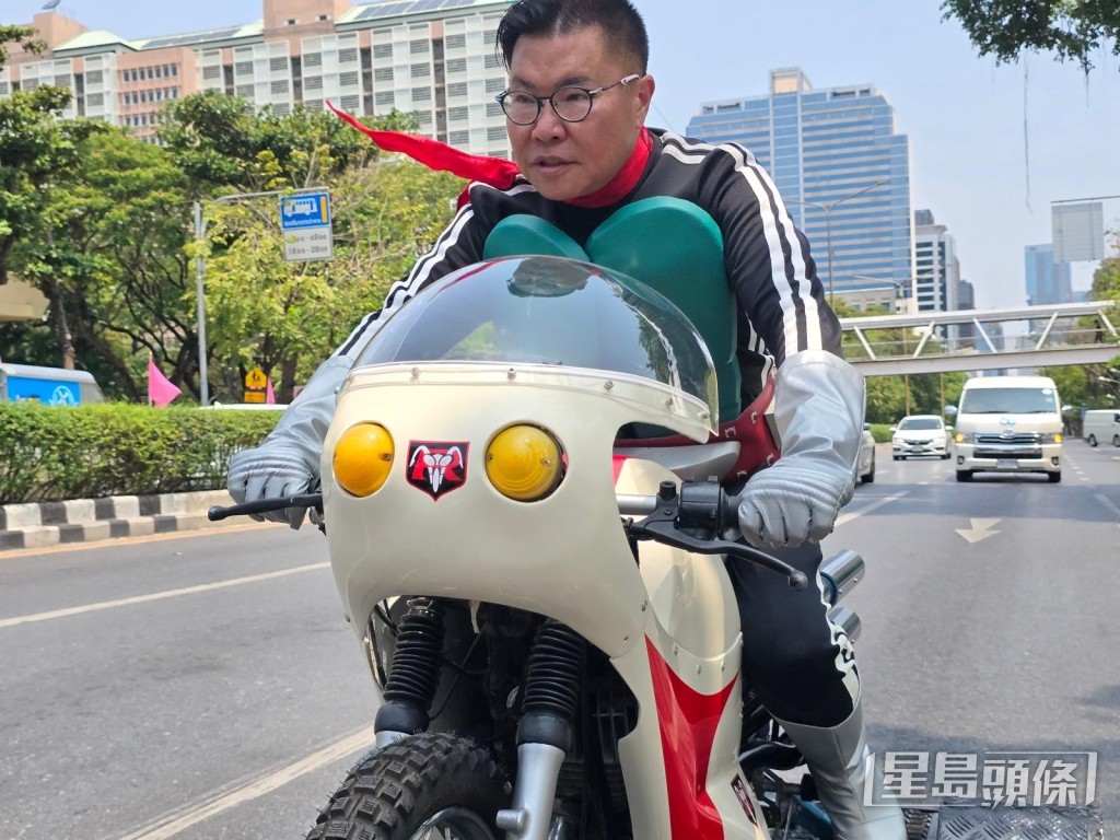 仿製幪面超人1號旋風號電單車花費13000港幣。