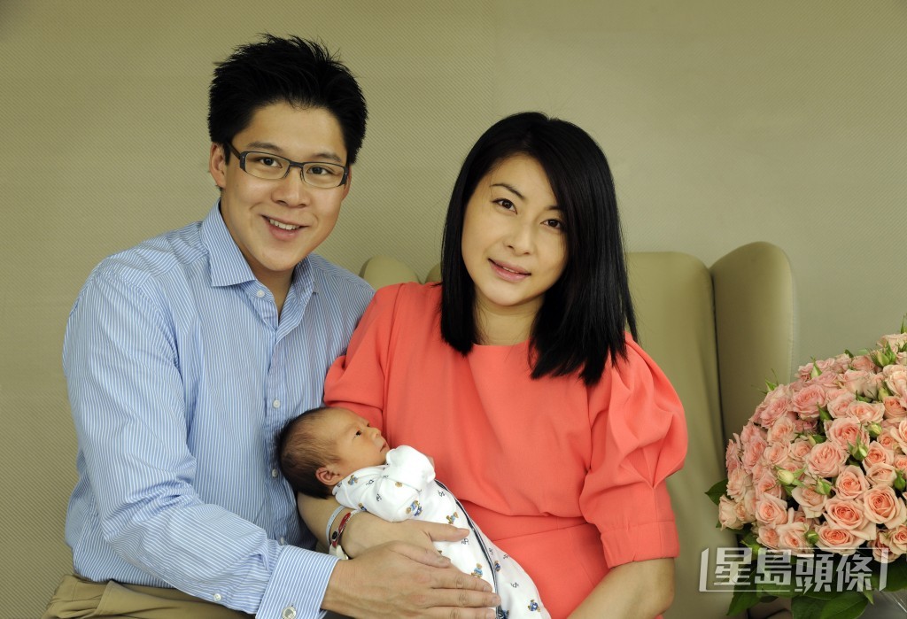 郭晶晶在2013年為霍啟剛誕下兒子。 郭晶晶在2013年為霍啟剛誕下兒子。
