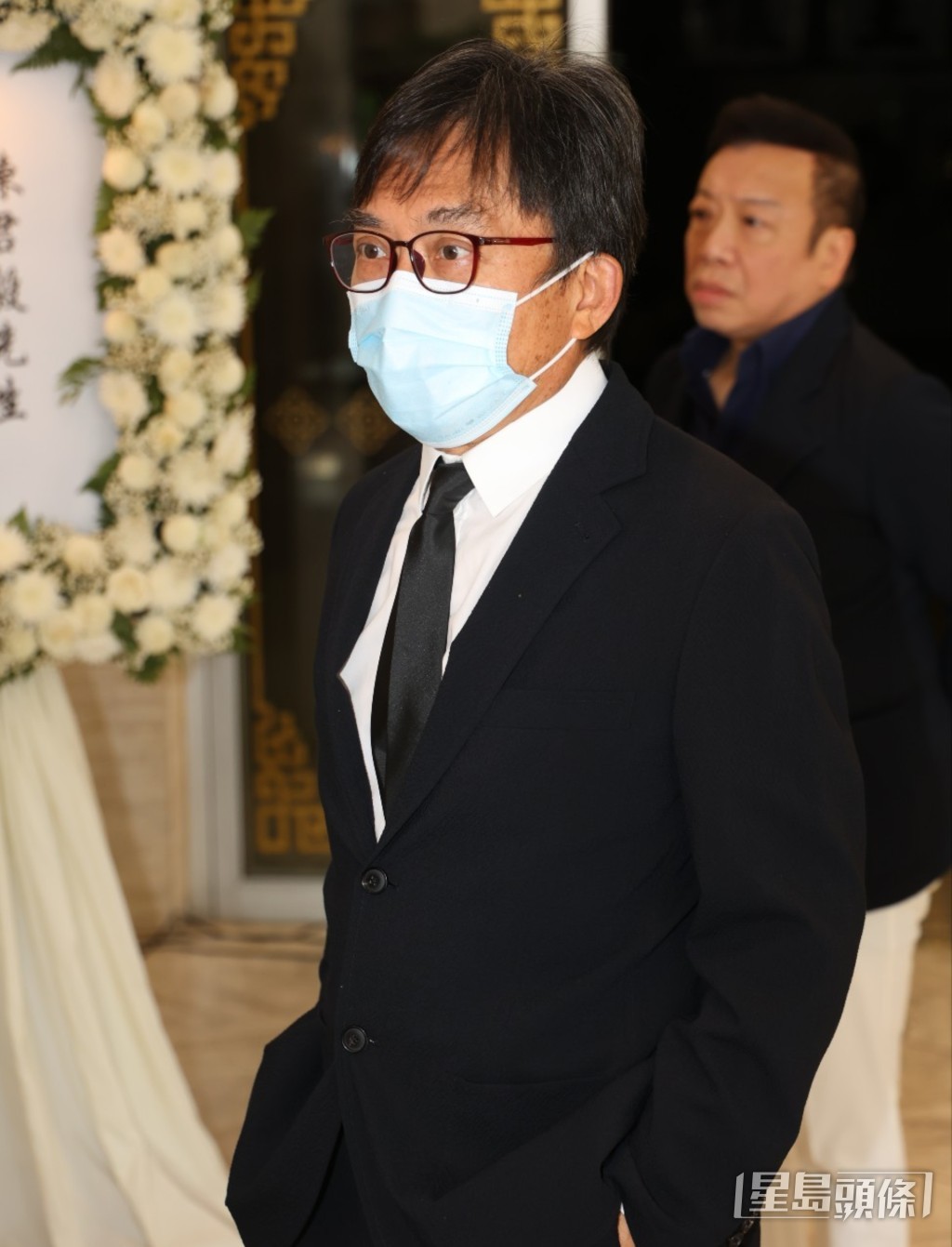 陳國強到場致哀。 陳國強到場致哀。