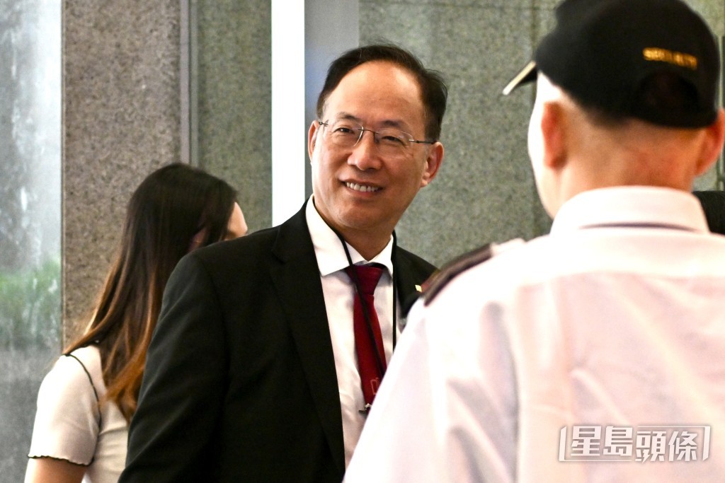 浸大校長衞炳江。劉駿軒攝 浸大校長衞炳江。劉駿軒攝