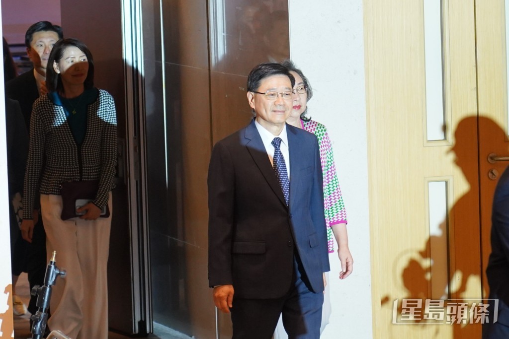 行政长官李家超。叶伟豪摄