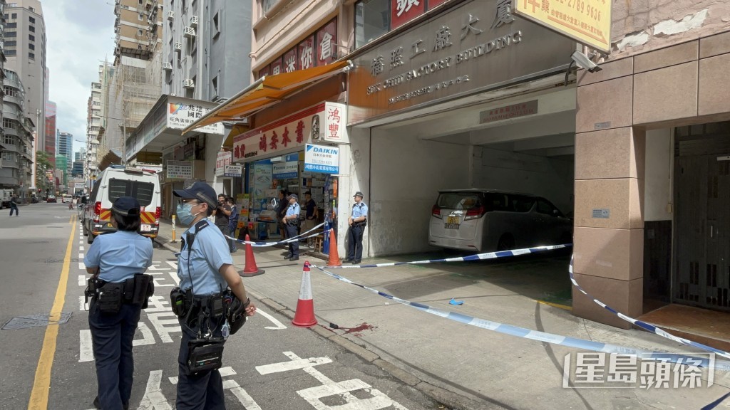 警員到場調查。