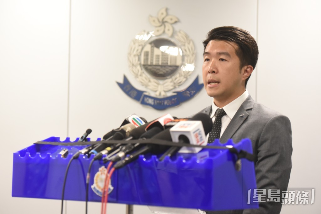 警方毒品調查科行動組高級督察譚瑋諾。黃文威攝